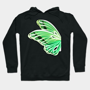 Green Butterfly Hoodie